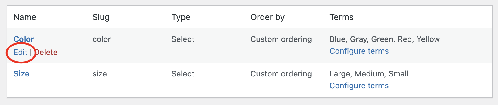 How to configure color swatches - wcboost setup color swatches for global attributes