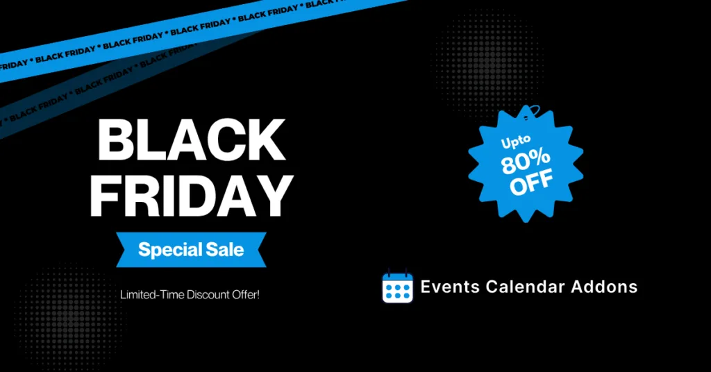 Best WordPress Black Friday Cyber Monday Deals 2025 - BFCM sale Events Calendar Addons image banner