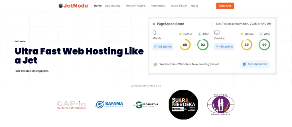 Best WordPress Black Friday Cyber Monday Deals 2025 - jetnode wp hosting bfcm25