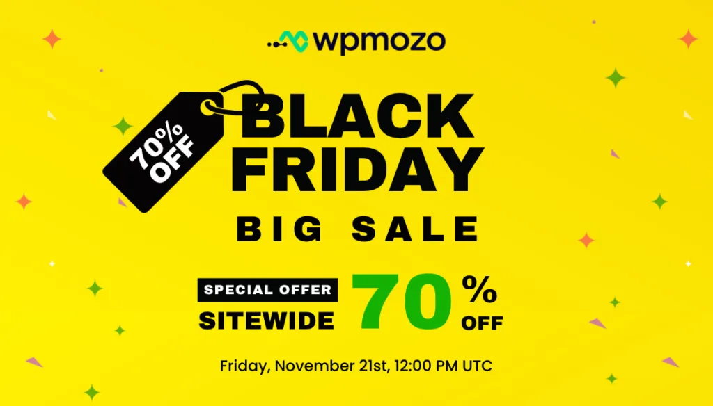 Best WordPress Black Friday Cyber Monday Deals 2025 - wpmozo black friday deal